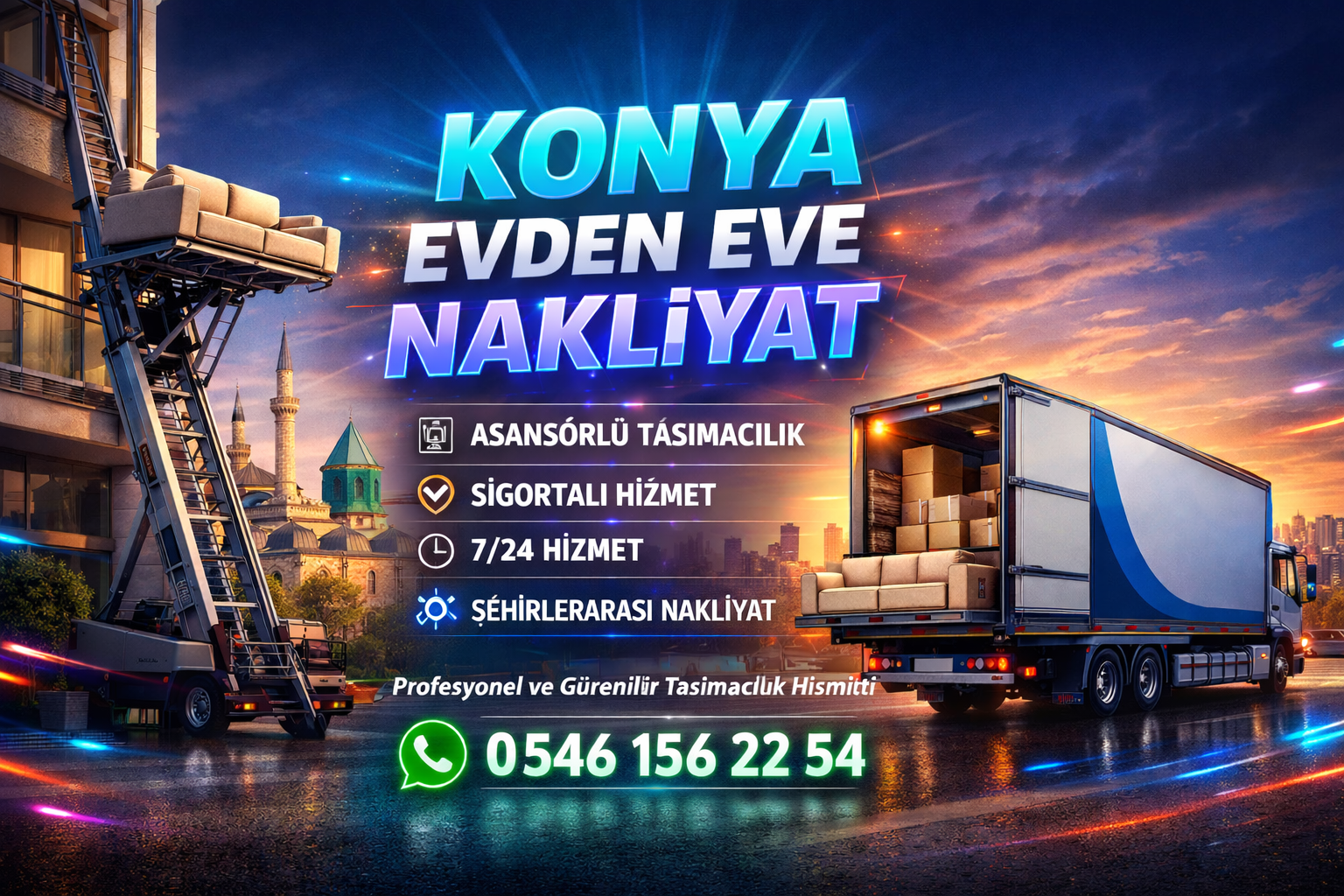 Selçuklu Evden Eve Nakliyat Hizmetlerinde Güvenli Taşıma