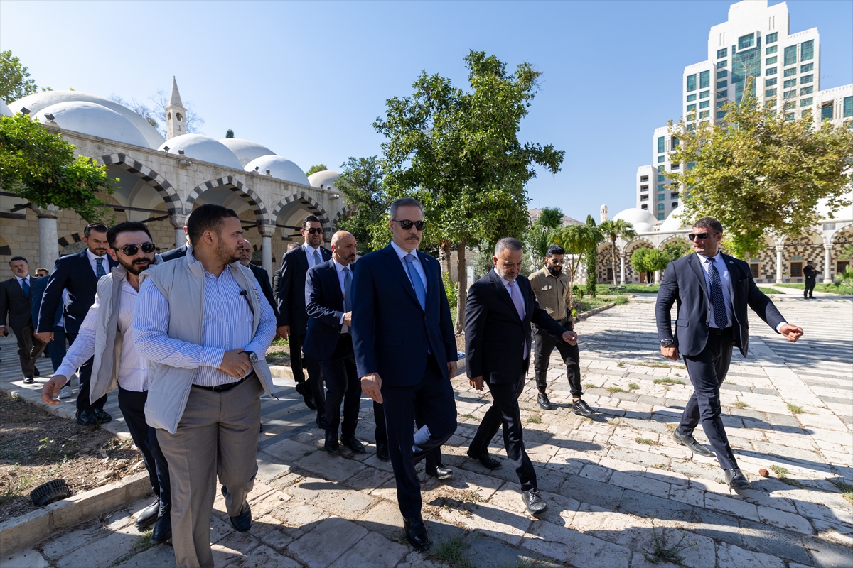 Dışişleri Bakanı Fidan, Suriye'de ziyaretlerde bulundu